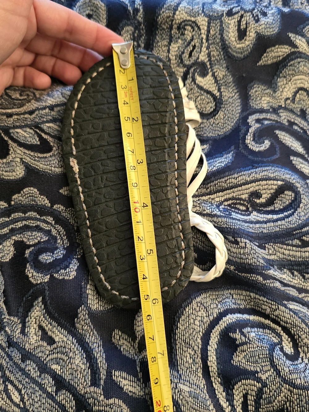 New Unisex Traditional Mexican white Huaraches Baby Sandals Size 5 US